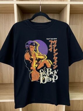 Interstellar Cowboy Faye Single Anime Printed T-shirt